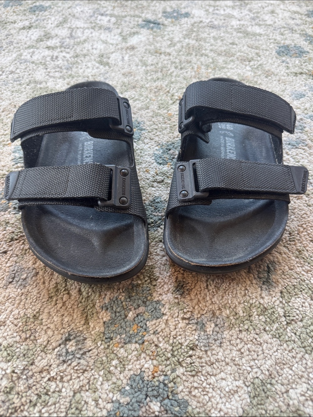 Birkenstock Men's Black Atacama Two-Strap Sandals 40